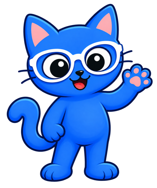 Happy Cat Waving